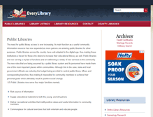 Tablet Screenshot of everylibrary.com