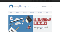 Desktop Screenshot of everylibrary.org